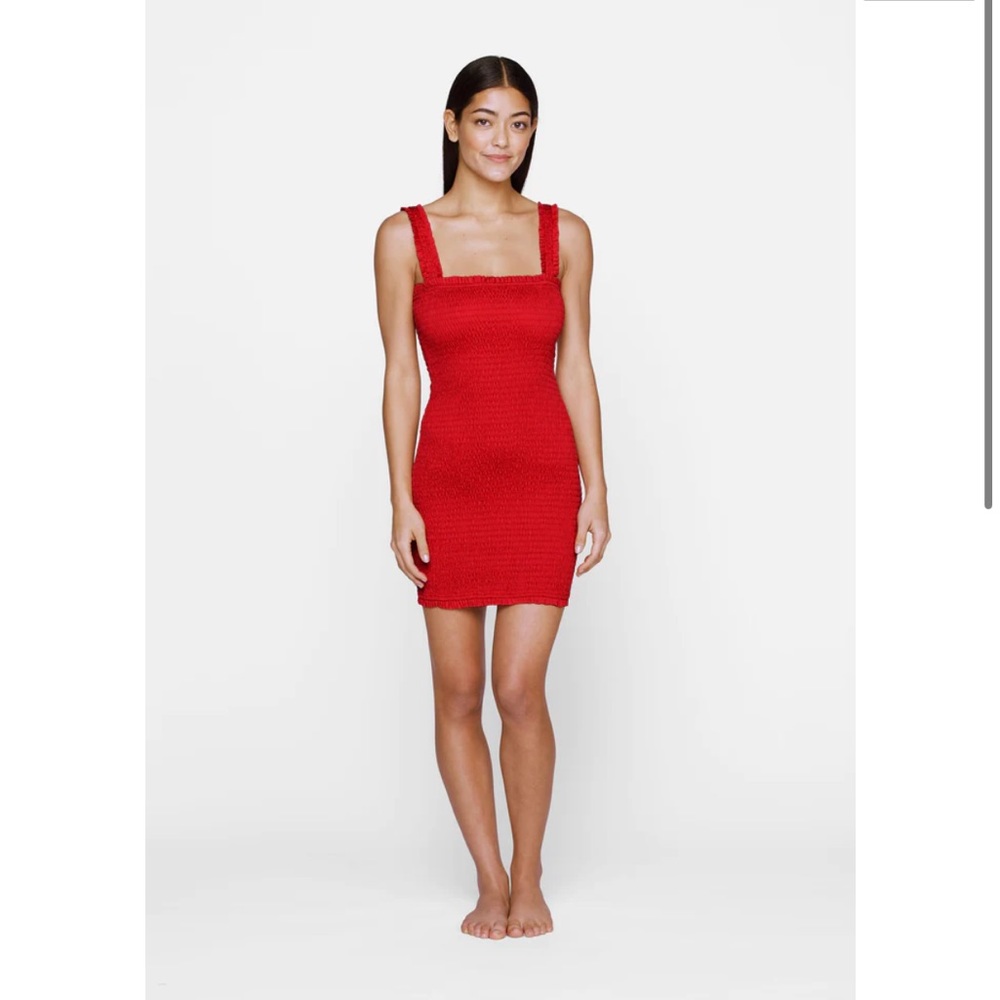Mikoh Magnolia Mini dress in black flora